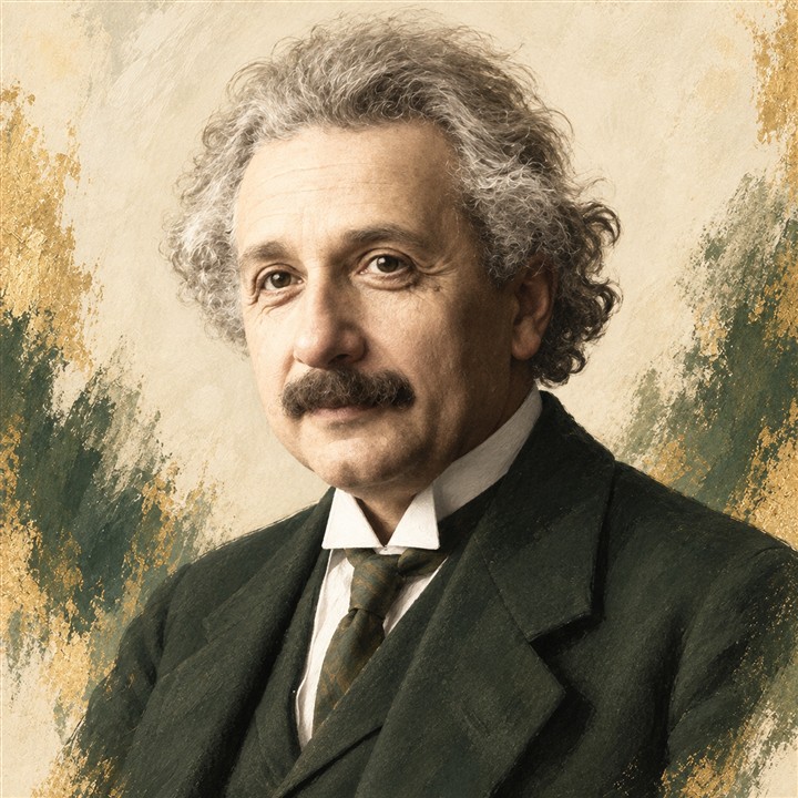 Portrait of Albert Einstein