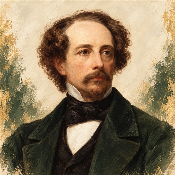 Portrait of Charles Dickens