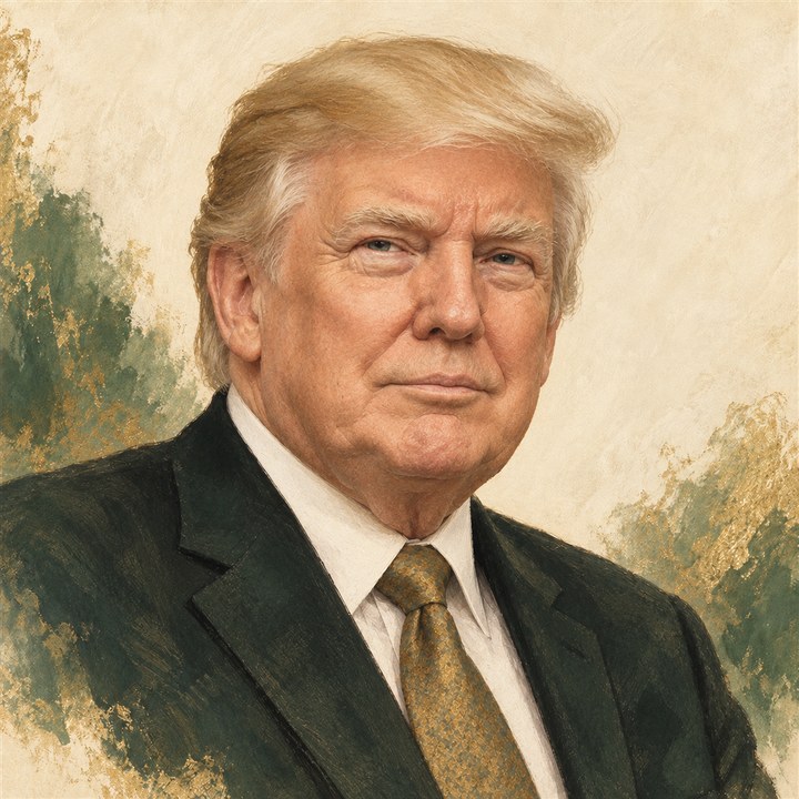 Portrait of Donald Trump