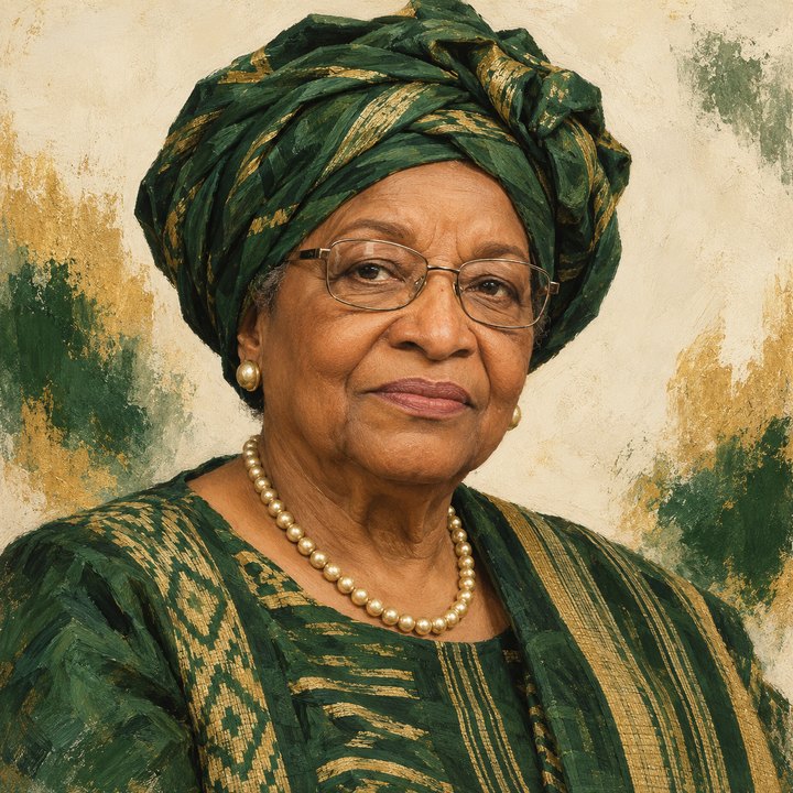 Portrait of Ellen Johnson Sirleaf