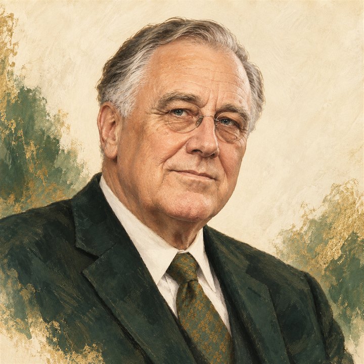 Portrait of Franklin D. Roosevelt