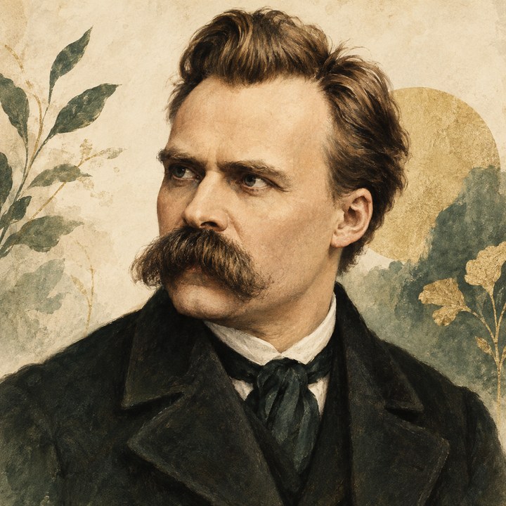 Portrait of Friedrich Nietzsche