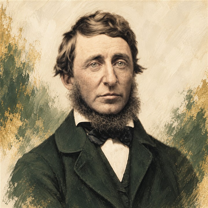 Portrait of Henry David Thoreau