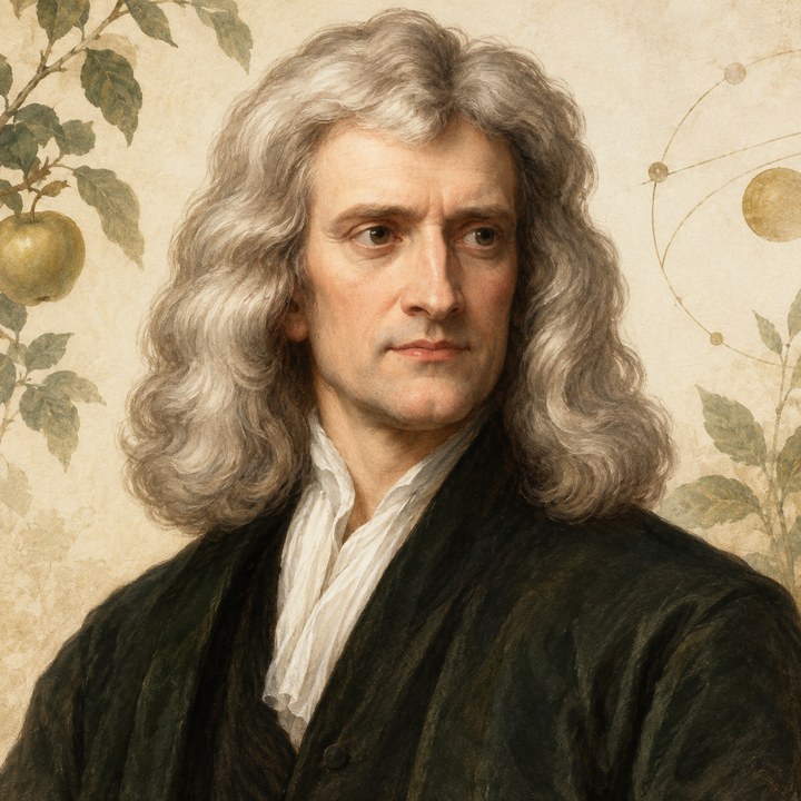Portrait of Isaac Newton