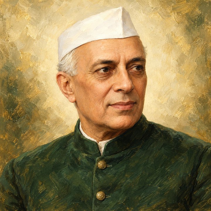 Portrait of Jawaharlal Nehru