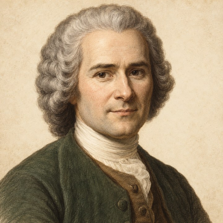 Portrait of Jean-Jacques Rousseau