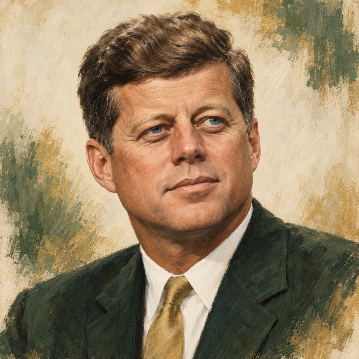 Portrait of John F. Kennedy