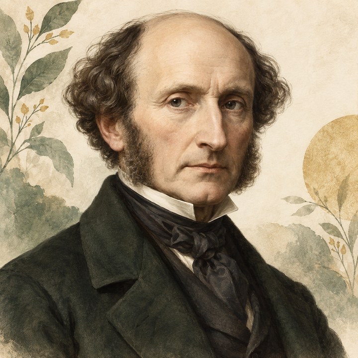 Portrait of John Stuart Mill