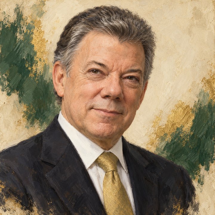 Portrait of Juan Manuel Santos