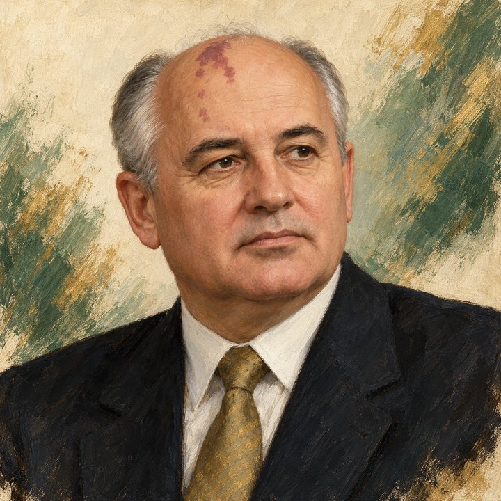 Portrait of Mikhail Gorbachev