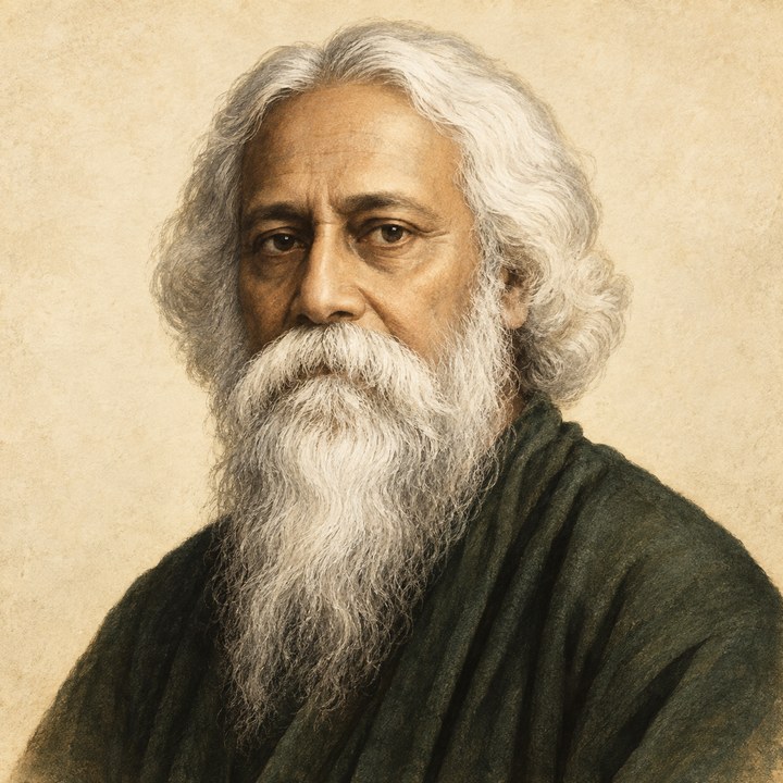Portrait of Rabindranath Tagore
