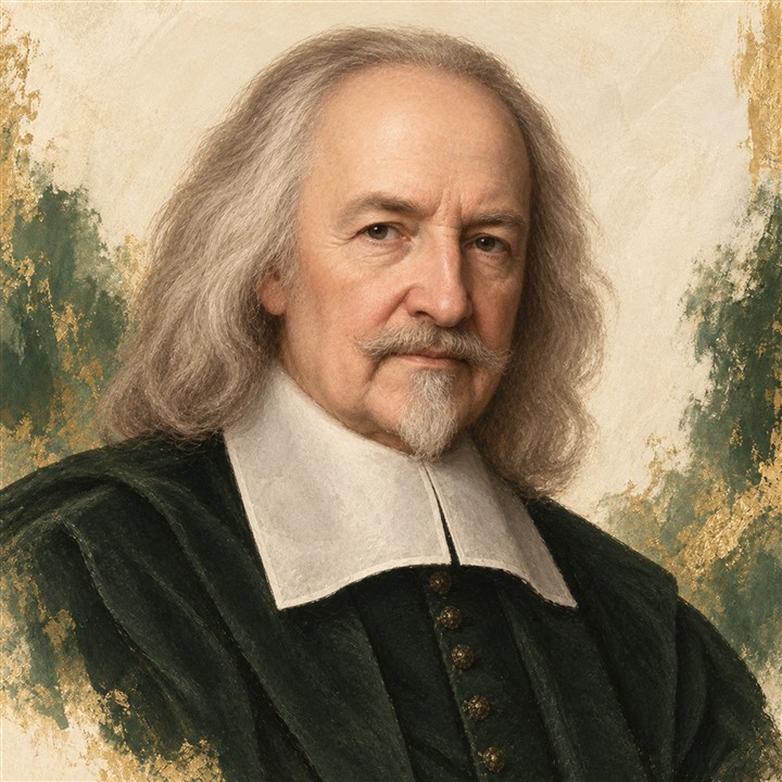 Portrait of Thomas Hobbes