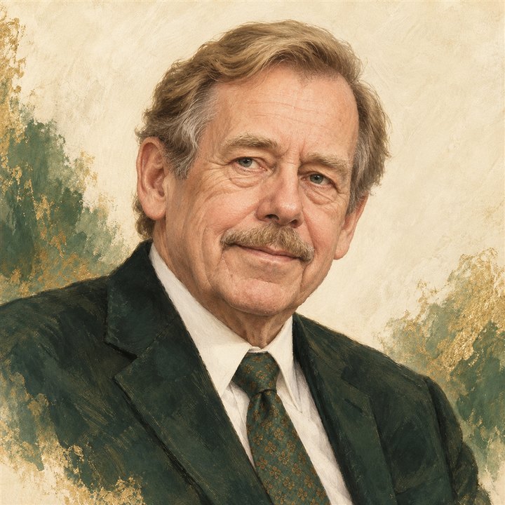 Portrait of Václav Havel