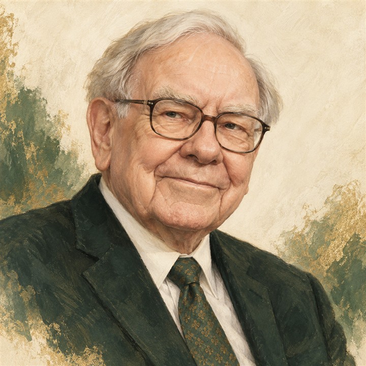 Portrait of Warren Buffett